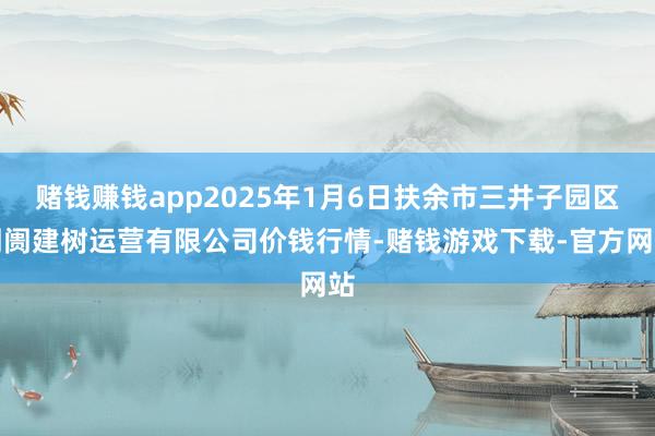 赌钱赚钱app2025年1月6日扶余市三井子园区阛阓建树运营有限公司价钱行情-赌钱游戏下载-官方网站